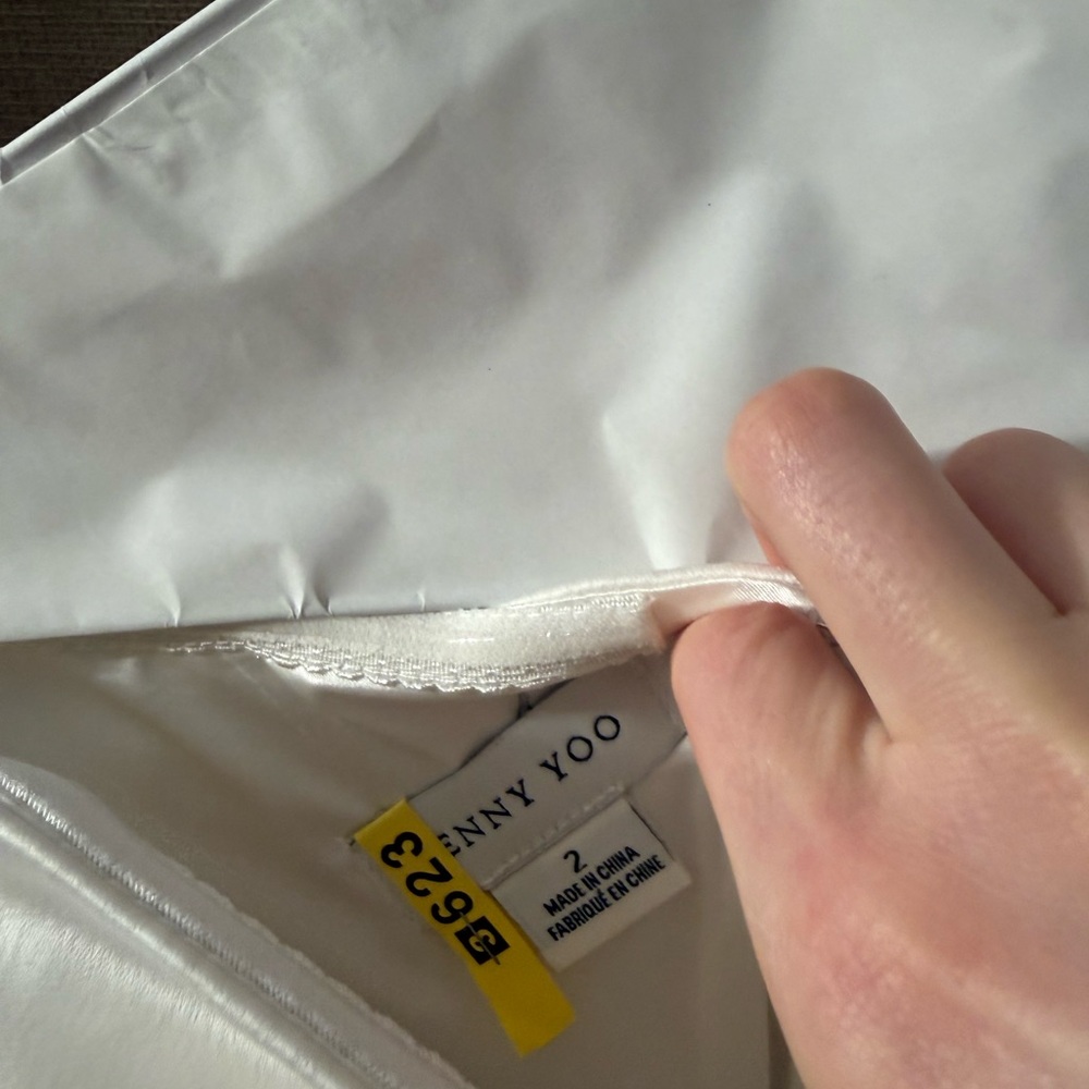 Jenny Yoo Marion satin dress - Picture 3 of 7